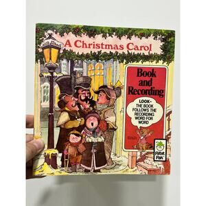 Peter Pan Records A Christmas Carol Charles Dickens Story Book 45 rpm Record
